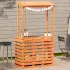 Masă bar de exterior cu acoperiș, 112,5x57x195,5 cm, lemn masiv GartenMobel Dekor