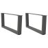 Picioare pentru masă în formă de V 2 buc Antracit Oțel GartenMobel Dekor