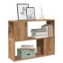 Bibliotecă/Separator de cameră, gri sonoma, 80x24x63 cm GartenMobel Dekor