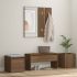 Set de mobilier pentru hol, stejar fumuriu, lemn prelucrat GartenMobel Dekor