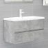 Dulap chiuvetă cu chiuvetă încorporată lemn vechi 81x39,5x49 cm GartenMobel Dekor