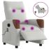 Scaun reclinabil electric pentru masaj Cloud Grey Fabric GartenMobel Dekor