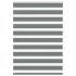 Jaluzea tip zebra gri închis lățime țesătură 150,9 cm poliester GartenMobel Dekor