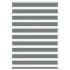 Jaluzea tip zebra gri închis lățime țesătură 150,9 cm poliester GartenMobel Dekor