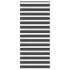 Jaluzea tip zebra neagră lățime țesătură 95,9 cm poliester GartenMobel Dekor