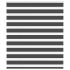 Jaluzea tip zebra gri deschis lățime țesătură 125,9cm poliester GartenMobel Dekor