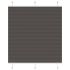 Jaluză plisată negru 120x150 cm Lățime țesătură 119,4 cm GartenMobel Dekor