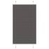 Jaluză plisată negru 120x150 cm Lățime țesătură 119,4 cm GartenMobel Dekor