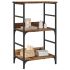 Bibliotecă, lemn vechi, 50x33x117,5 cm, lemn prelucrat GartenMobel Dekor