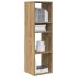 Bibliotecă, gri beton, 34x31x112 cm, lemn prelucrat GartenMobel Dekor