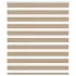 Jaluzea tip zebra maro lățime țesătură 115,9 cm poliester GartenMobel Dekor