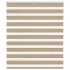 Jaluzea tip zebra maro lățime țesătură 120,9 cm poliester GartenMobel Dekor