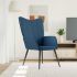 Scaun de relaxare, gri închis, material textil GartenMobel Dekor