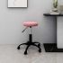 Scaun de birou pivotant, negru, catifea GartenMobel Dekor