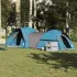 Cort camping pentru 5 persoane, albastru, impermeabil GartenMobel Dekor