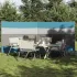Paravan de camping verde 340x130 cm impermeabil GartenMobel Dekor