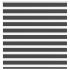 Jaluzea tip zebra neagră lățime țesătură 120,9 cm poliester GartenMobel Dekor