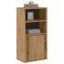 Dulap lateral „ODDA” alb 40x24x79 cm, lemn masiv de pin GartenMobel Dekor