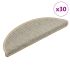 Covoraș scări autoadeziv 15 buc. albastru, 56x17x3 aspect sisal GartenMobel Dekor