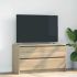 Dulap TV Stejar afumat 60x35x54 cm Lemn prelucrat GartenMobel Dekor
