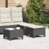 Scaune de grădină cu perne 2 buc Maro 55x55x36 cm Poly Ratan GartenMobel Dekor