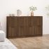 Servante, 2 buc., negru, 60x30x70 cm, lemn compozit GartenMobel Dekor