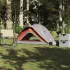 Cort de camping pentru 1 persoană, gri/portocaliu, impermeabil GartenMobel Dekor