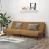 Canapea extensibilă cu 2 locuri, maro, catifea GartenMobel Dekor
