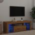 Comodă TV cu lumini LED, alb, 120x35x40 cm GartenMobel Dekor