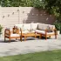 Set de canapele de grădină cu perne, 5 buc., lemn masiv acacia GartenMobel Dekor