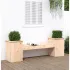 Jardinieră bancă, 184,5x39,5x56,5 cm, lemn masiv de pin GartenMobel Dekor
