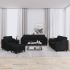 Set de canapele cu perne, 4 piese, gri taupe, textil GartenMobel Dekor
