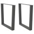 Picioare pentru masă în formă de V 2 buc Antracit Oțel GartenMobel Dekor