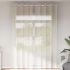Perdele Voile cu Oelii 2 buc Crem 140x140 cm GartenMobel Dekor