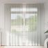 Perdele Voile cu Bucle 2 buc Violet 140x225 cm GartenMobel Dekor