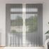 Perdele Voile cu Bucle 2 buc Roșu Vin 140x245 cm GartenMobel Dekor
