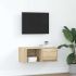 Comodă TV, alb, 60x31x25,5 cm, lemn prelucrat GartenMobel Dekor