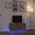 Comodă TV cu lumini LED, stejar artizanal, 100x41x50 cm GartenMobel Dekor