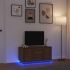 Comodă TV cu lumini LED, stejar artizanal, 100x41x50 cm GartenMobel Dekor