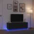 Comodă TV cu lumini LED, stejar artizanal, 100x41x50 cm GartenMobel Dekor