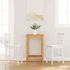 Scaune de bar, 2 buc., alb, material textil GartenMobel Dekor