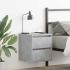 Noptiere montate pe perete 2 buc Gri Sonoma 38x34x40 cm GartenMobel Dekor