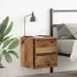 Noptiere montate pe perete 2 buc Gri Sonoma 38x34x40 cm GartenMobel Dekor