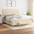 Pat continental, gri deschis, 180x200 cm, material textil GartenMobel Dekor