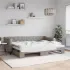Pat de zi cu extensie, crem, 80x200 cm, textil GartenMobel Dekor