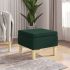 Scaun cu picioare din lemn, gri închis, material textil GartenMobel Dekor