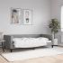 Pat de zi, gri deschis, 90x200 cm, material textil GartenMobel Dekor