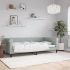 Cadru de pat, gri deschis, 90x190 cm, catifea GartenMobel Dekor