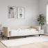 Pat de zi, gri deschis, 90x200 cm, material textil GartenMobel Dekor