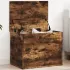 Cufăr de depozitare stejar fumuriu 84x42x46 cm lemn prelucrat GartenMobel Dekor
